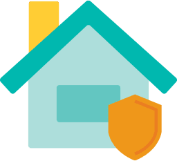 Monarch technician performing home protection maintenance in a family home